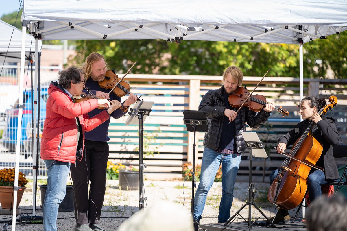 Get ready for another day of great #SweetWaterSurrealLive Pop-Up Concerts. First up, Hibou Conservation Area at 12 PM. If wind conditions are high, it will be moved to Grey Gallery Gardens in downtown Owen Sound. Watch our updates tomorrow AM if any changes.
