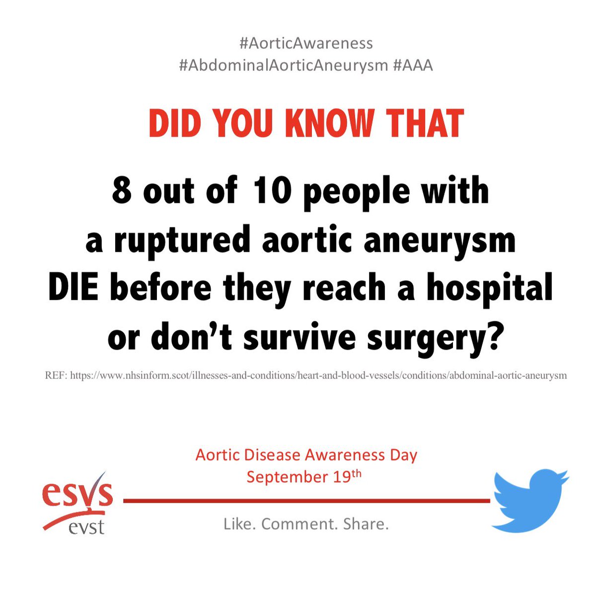 Did you know?

#SpreadAwareness
#AorticAwareness
#AorticAwarenessDay