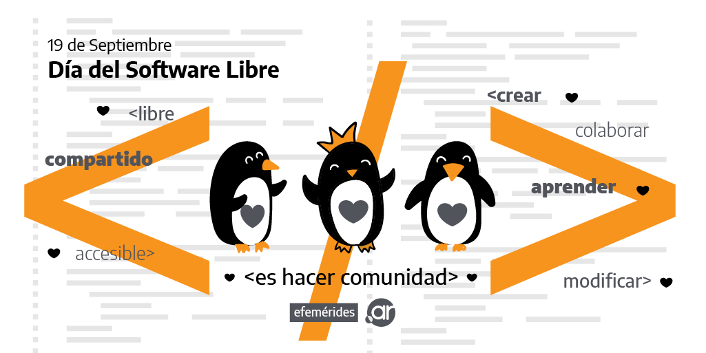 nicargentina's tweet image. Hoy es el #DíaDelSoftwareLibre. Acompañamos a quienes crean, comparten y colaboran en la construcción de redes libres comunitarias y software de libre acceso.
