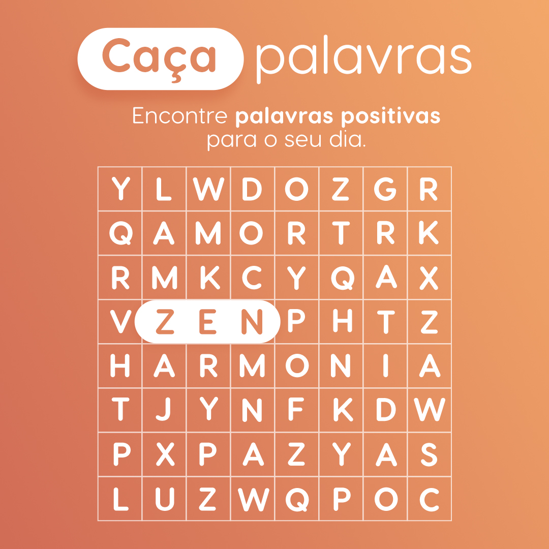 zenappbrasil's tweet photo. Você recebe aquilo que emite para o universo. Então, vamos vibrar boas energias! Encontre parlaras positivas para o seu dia e deixe aqui nos comentários 🤗

#positividade #zenapp #meditacao #appdemeditacao #meditacaoguiada #meditacaododia #cacapalavras #energiapositiva #vidazen https://t.co/z0OgIcQofU