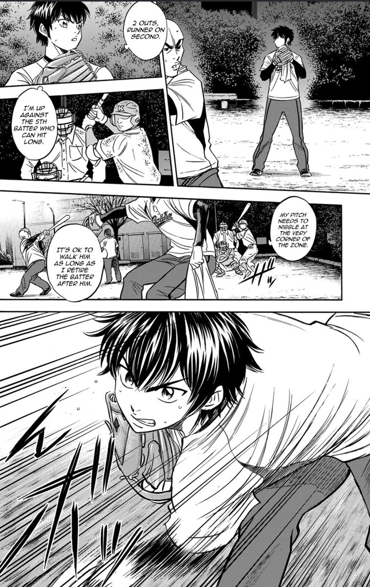 watch me overthink abt how furuya gets the trust of thw team as he tells thw them he'll pitch to help them win vs how eijun is technically alone atmtrying to think of how to get trusted so he can help bye FURUYA ISNT THE ONLY ONE WHO GREW IN KOSHIEN BY LWAPS AND BOUNDS IM EMO