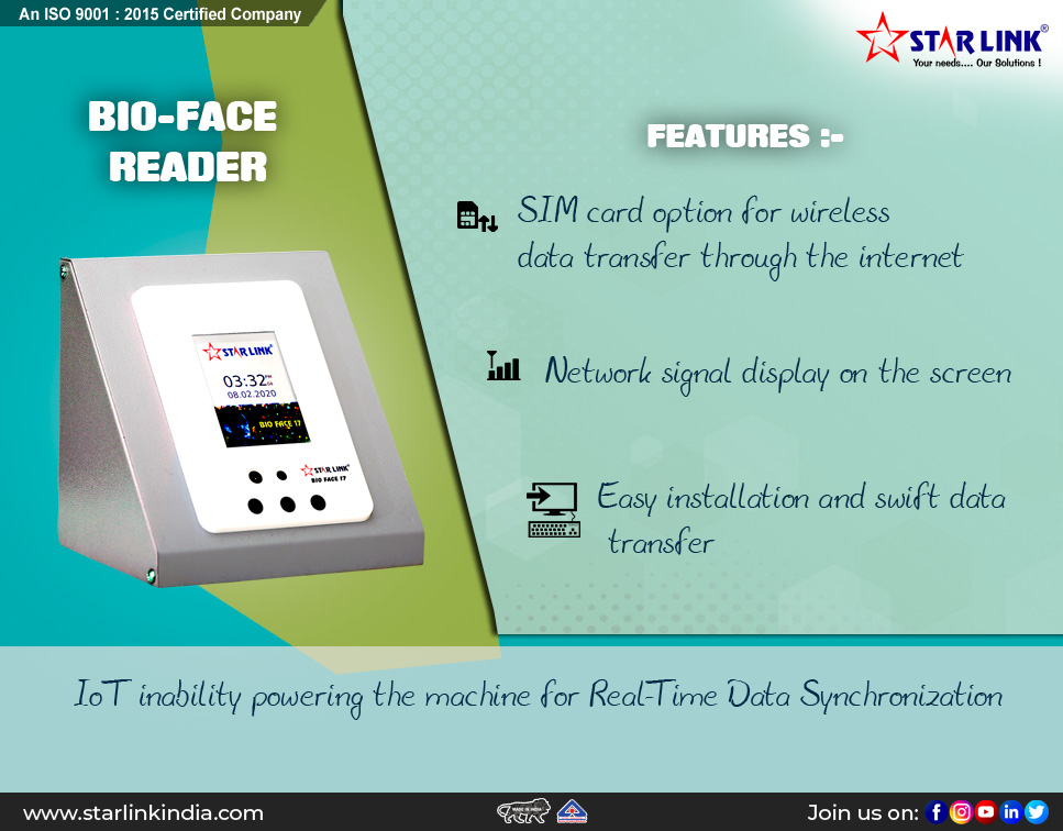 starlinkindia's tweet image. #BIO-#FACE_READER
The technology and it’s advancements in the 21st century would be incomplete without adding a smartphone essence with it and what fuels the smartphones are SIM cards.

✅bit.ly/33lmxy7
🎥youtube.com/watch?v=NG9zV8…

#facereader #makeinindia #madeinindia