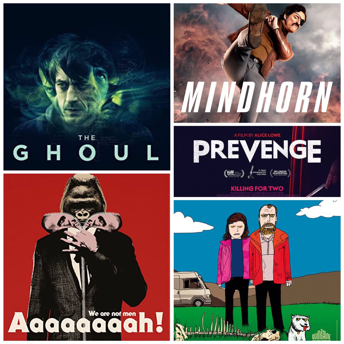 Today for me is all about British cinema from the likes of Ben Wheatley, Alice Lowe, Steve Oram, Gareth Tunley, Julian Barrett and Simon Farnaby.