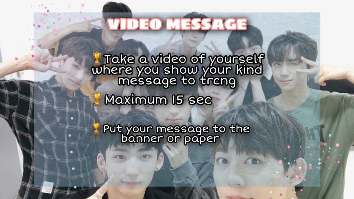 More information how you can take the video message! Please, make sure you are following this! #3YearsRunningWithTRCNG  #TRCNG