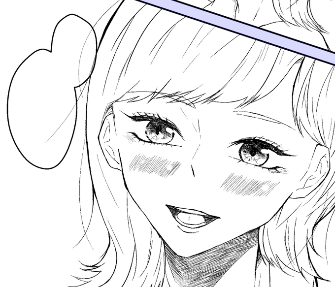 5億年ぶりに瞳描き込んでみた(ヲタク特有の誇張表現) 