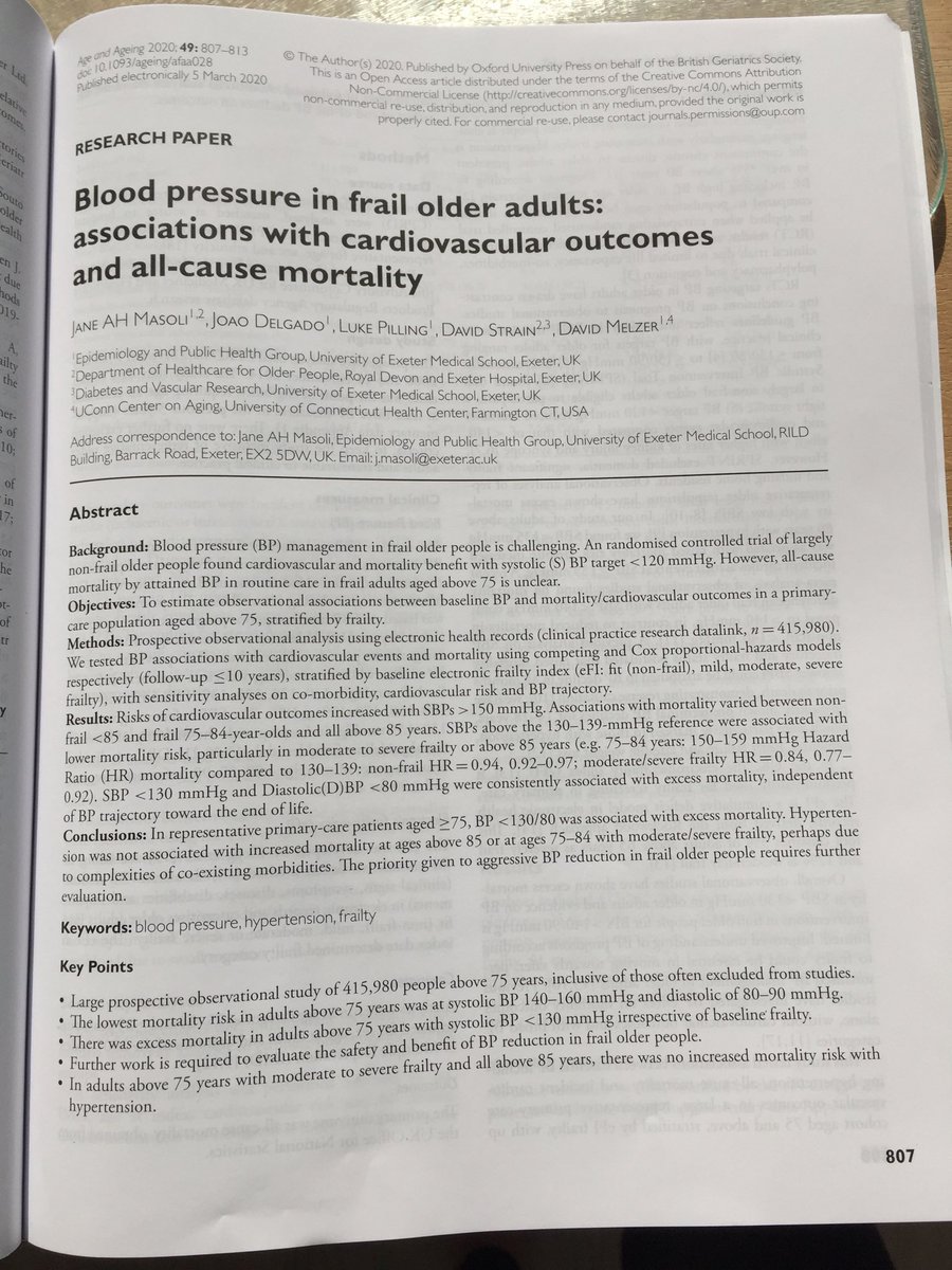 Rebekah (@rebekah_schiff) on Twitter photo For those of us that deprescribe in #frailty this is a very reassuring piece of research. <a href="/GeriSoc/">British Geriatrics Society</a> For those of us that deprescribe in #frailty this is a very reassuring piece of research. <a href="/GeriSoc/">British Geriatrics Society</a>