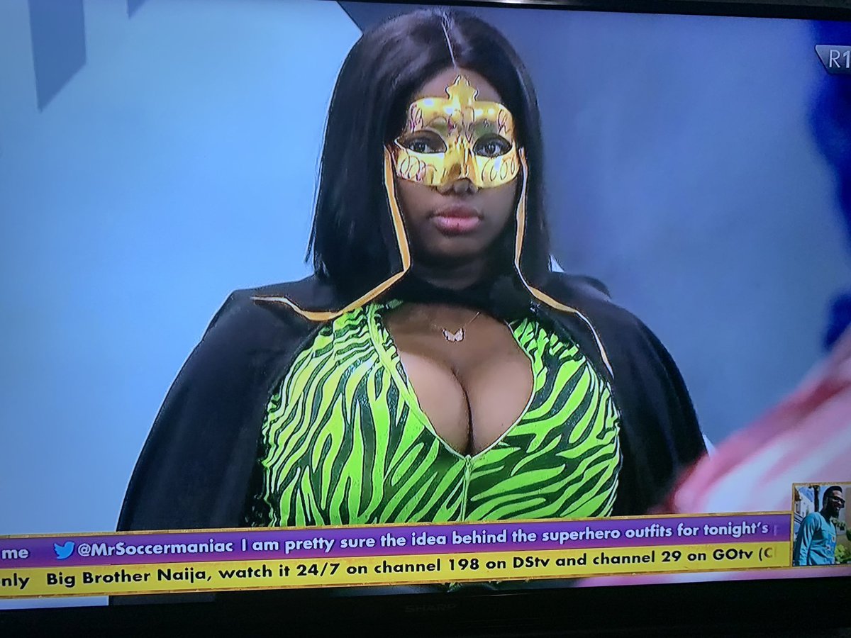 TheDilichi's tweet photo. One of my BBN #GoldenMoments was the superhero themed #SmoothParty.
The amount of memes that came out of it can't be matched 💀💀 https://t.co/L3VMmIhGwE