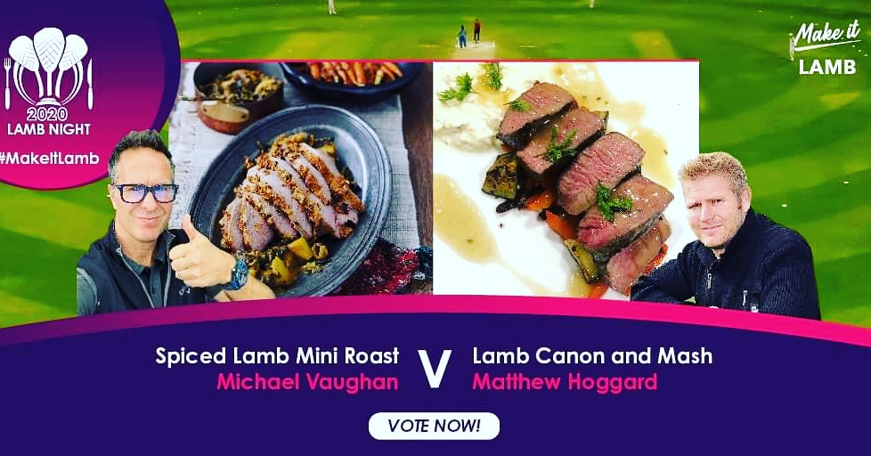 Great play in store today for the #makeitlamb - it's rumoured that <a href="/MichaelVaughan/">Michael Vaughan</a> will take to the bat and really create some great play and overtake <a href="/Hoggy602/">Matthew hoggard</a> in this #makeitlamb match

It's only possible with your ❎ vote and #Retweet

#spicedlamb v #lambcanon which is yours?