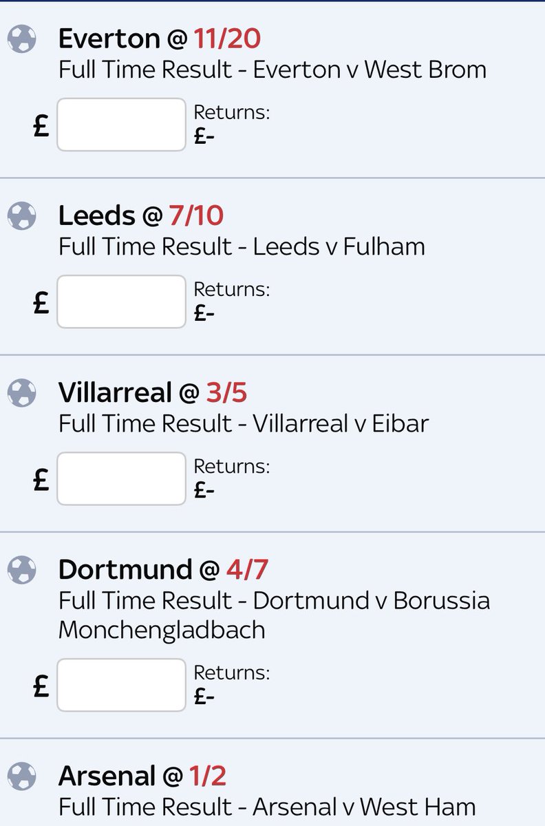 MKTips4's tweet photo. ⚽️ HOME FAVS ACCUMULATOR - 9/1 #TeamMK #HomeFavs #EuropeanAcca https://t.co/KE6X7rZnOd