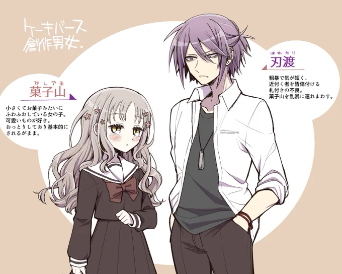最近ケーキバースというものがあることを知ったので、ノリと勢いのまま創作男女を描きました。

※特殊嗜好につき注意
※若干いかがわしい
#ケーキバース
#創作男女 