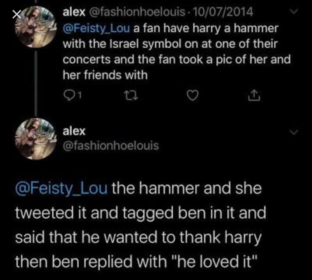 Some more things about the hammer incident with Harry and his Zionist friend Ben Winston