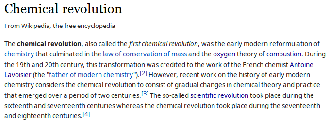 This is only important because it led to a vast reformulation of chemistry called the Chemical Revolution.(Wikipedia now sides with Kuhn on the point that it is not a single date-able event...) https://en.wikipedia.org/wiki/Chemical_revolution