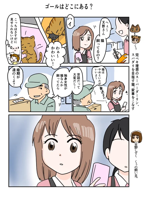 #スパダリにゃんこ 
くぅの日常 第42話 