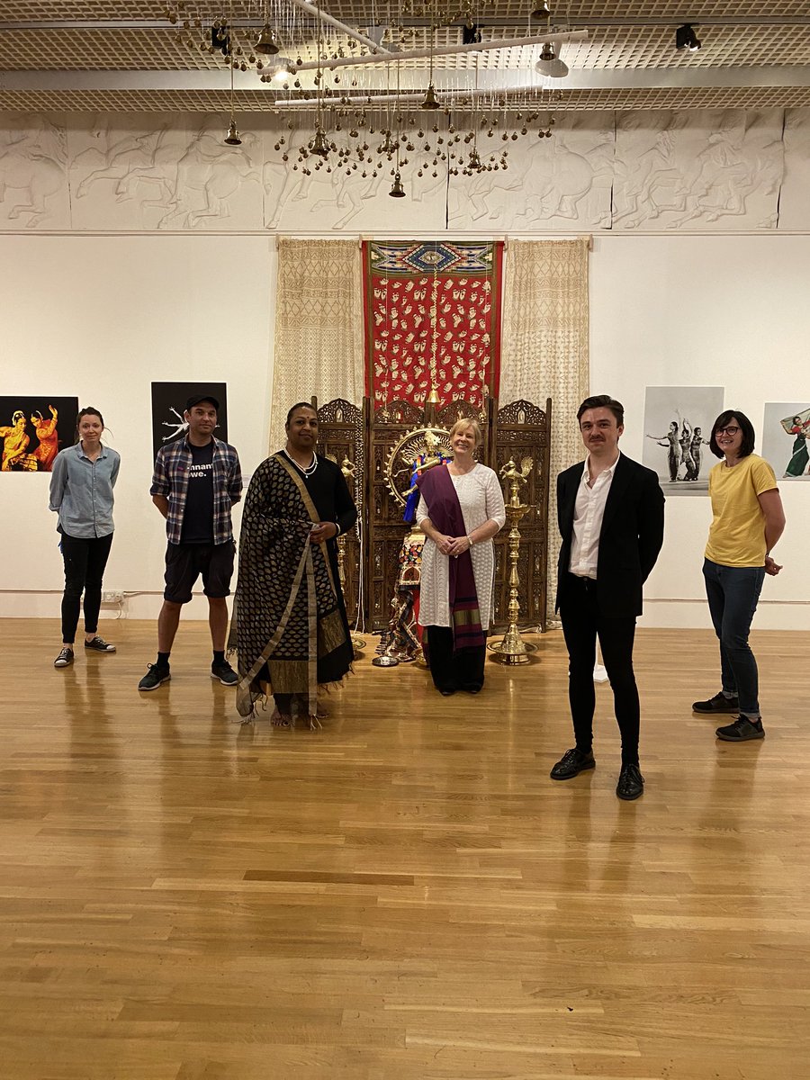 #NrityaBC is ready to welcome you at @WolvArtGallery from today until 20/12/20

Here we are with @nrityabc curator Jaivant Patel with project manager Linda Sunders and Wolverhampton Arts Gallery's curatorial officer Oliver McCall with gallery technicians Naomi, Rob & Sarah.