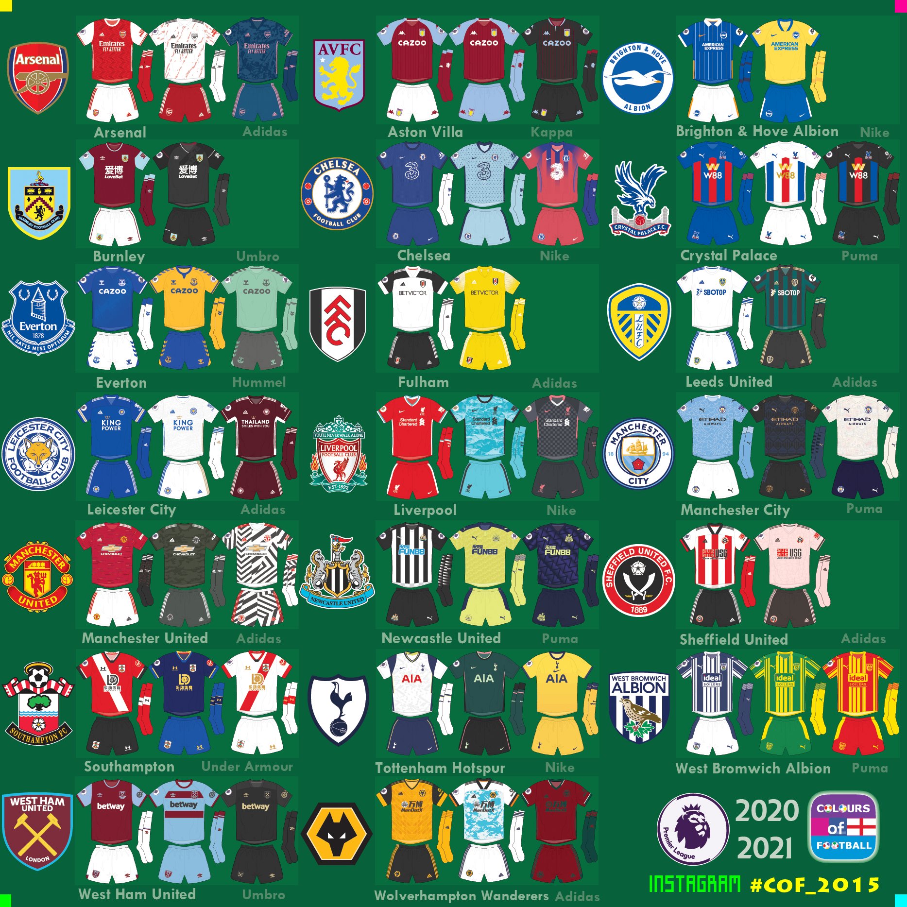 Colours of football. We color football.