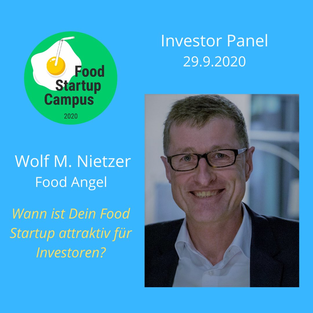 Wann ist ein Foodstartup attraktiv für Investoren? Wir freuen uns, dass   <a href="/FoodAngelsDE/">Food Angels®Germany</a> an unserem Investor Panel am Foodstartup Campus am 29.9.2020 teilnimmt! 🤗 Jetzt noch schnell ein Last Minute Tasty Ticket buchen. 🙌 eventbrite.de/e/food-startup…
