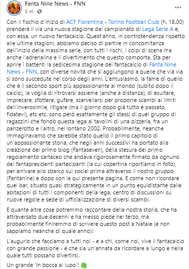 fanta9news's tweet photo. Un grande ‘In bocca al lupo’! 🍀

#SiRiparte! #SerieA
#LaSedicesima #EuroFanta2020
#fantacalcio #Fantanine https://t.co/B8xQtZAdFi