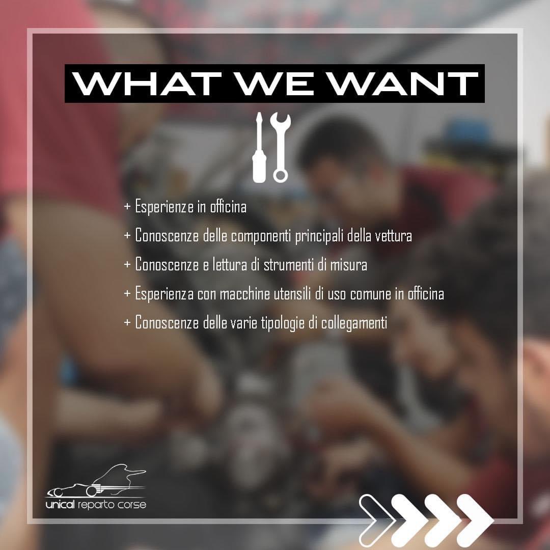 UnicalRepartoCo's tweet photo. È ufficialmente aperto il #RECLUTAMENTO della nuova Stagione! 🔥
Scorri le immagini per avere più info e unisciti al Team!”😎

Clicca il link https://t.co/uOkuuWeotZ e compila il modulo entro le ore 23:59 dell'11 Ottobre 2020⏳

#universitàdellacalabria #DIMEG #unicalrepartocorse https://t.co/j5lGE55oaQ