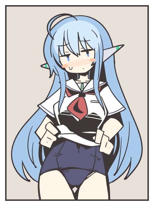 ミナモチャン(スク水セーラーのすがた) 