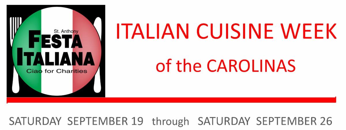 ItalianFestival's tweet photo. ITALIAN CUISINE WEEK Starts TODAY and FESTA ITALIANA Charlotte VIRTUALE is Next Saturday,the 26th at 7pm . See all our Participating Ristoranti-Markets-Caterers-Retailers-Beverages. FESTA Specials all https://t.co/2LdhQu9Jl4 Eat-In or Take-Out https://t.co/reJlIJ4r2k https://t.co/ZMhY3V7NZC