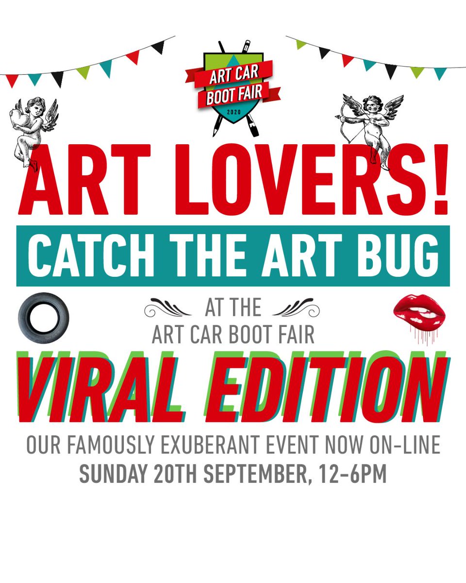 Packing up goodies for tomorrow's Viral Art Car Boot Fair.⁠ 📦
⁠
Not that we're going anywhere - you're coming to us! 😆 You get to visit us in our workshop via Zoom. 

You can also buy stuff on the day if you want to. 😉 Details over on the <a href="/artcarbootfair/">Art Car Boot Fair</a> page.👀

#ViralACBF