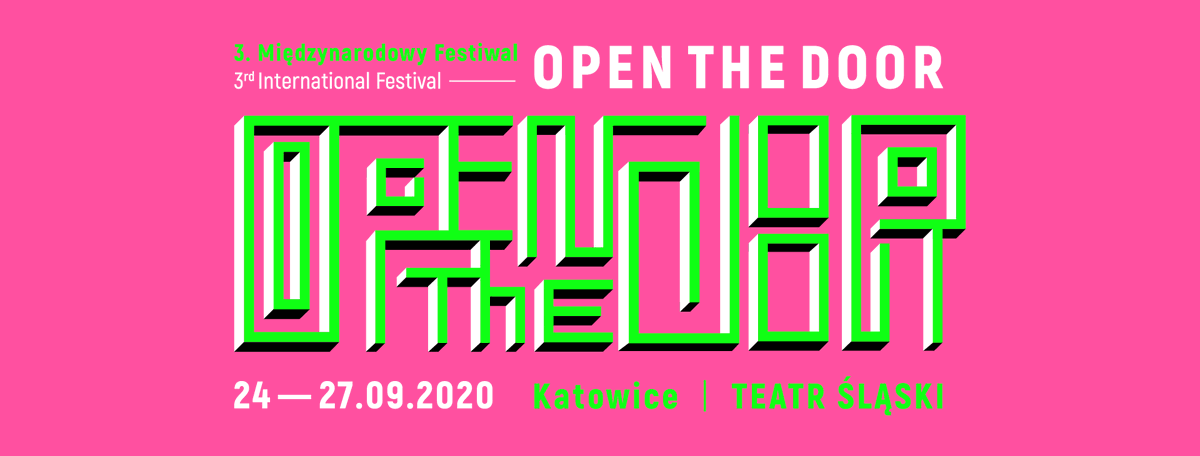 Od 24 do 27 września zapraszamy na spektakle, pokazy, działania online i spotkania w ramach 3. odsłony naszego Międzynarodowego Festiwalu OPEN THE DOOR.
Więcej informacji pod adresem: facebook.com/events/3376570…