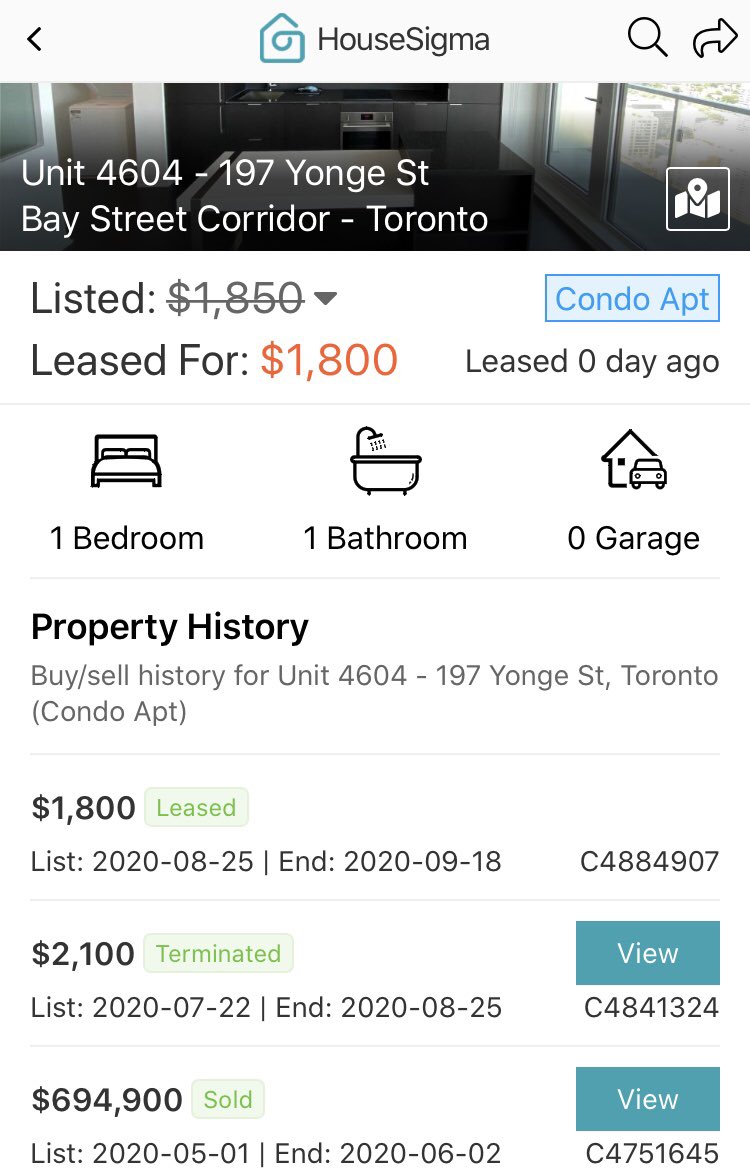 This Toronto condo was recently purchased for $695KThe investor is easily ~$1400/month negative cash flow or > 16K/yr - (assume 20% & 1.99% rate)After 5 yrs this investor will have lost > 12% of condos value to negative cash flow aloneHow can this be sustainable? #cdnecon