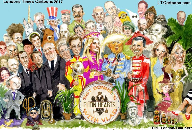 Sgt #Putin's Heartless Club Band by @LTCartoons #trump #trumprussia #collusion #muellerreport #espionage #politics #humor #comics #cartoons #funny #offbeat #LTCartoons https://t.co/cas6wSrz6e