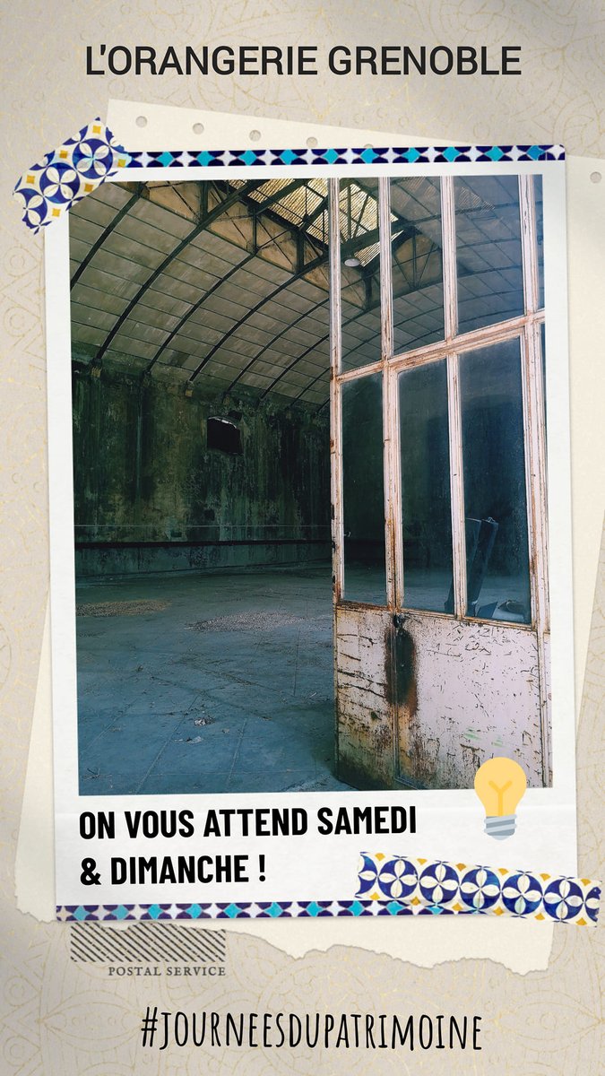 Visites en cours 😊 vous êtes au rendez-vous !
On vous accueille aujourd'hui jusqu'à 18h, et demain de 9h à 16h.
#journeesdupatrimoine #orangeriegre #lieudevie #villeentransition #grenoble