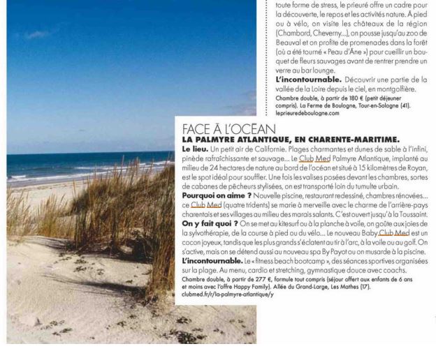 📸 Rentrée difficile ? Envie de repartir fin septembre ou à la Toussaint ? <a href="/ELLEfrance/">ELLE</a> partage une sélection #EtéIndien, dont une pépite "entre dunes de sable et pinède sauvage : <a href="/ClubMedFR/">Club Med France</a> La Palmyre, spot idéal pour souffler."
La suite en kiosque!
👍 <a href="/dionjulia/">Julia Dion</a> &amp; <a href="/Del_Gautherin/">Delphine Gautherin</a>