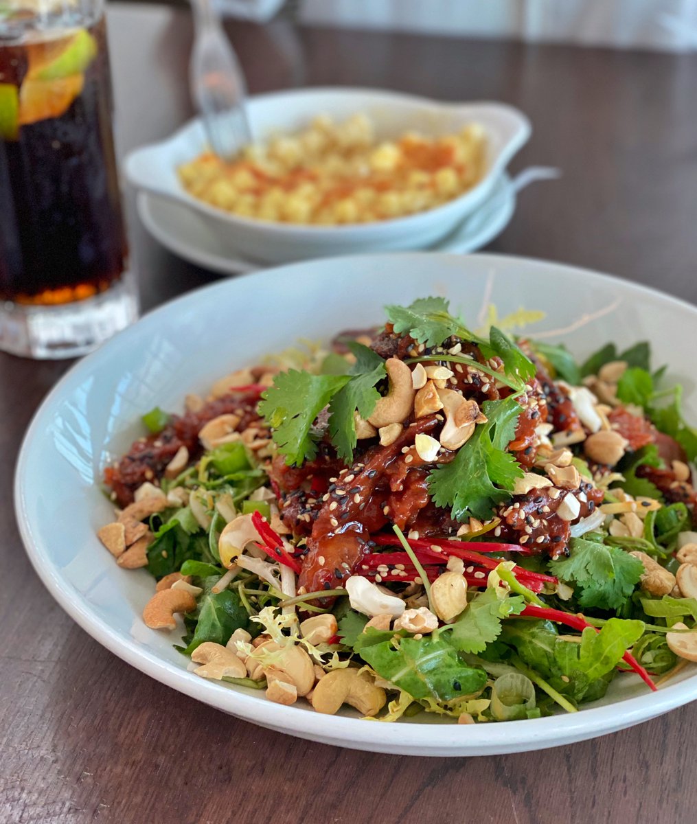 Brighten up your lunch with a taste of our delicious crispy duck salad ✈️ #ReadyForTakeOff
