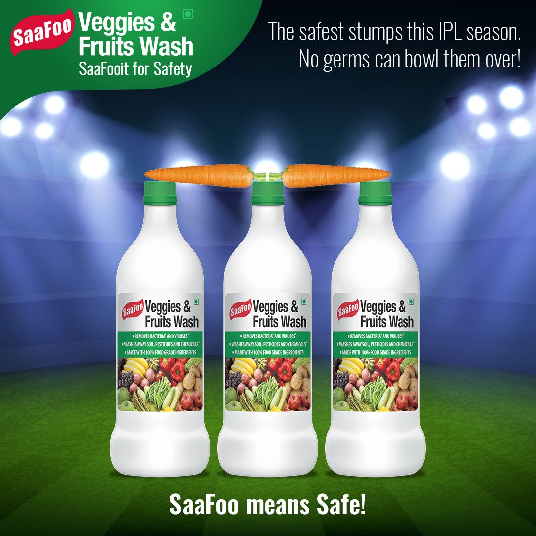 SaafooIndia's tweet photo. After a gruelling year, our much needed dose of entertainment is here to bowl us over! In this rush, let's not forget to keep our meals safe for our families. #SaaFooit for safety.
#IPL2020 #IPL #SaaFooMeansSafe #HealthyLifestyle #EatHealthy #HealthyCooking #HealthyLiving https://t.co/eHIsuU5ogG