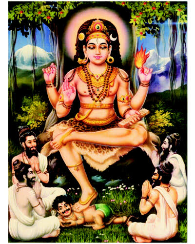 As per shaiva Traditions, parents introduce the children to Shree Dakshinamurthy for enhancing the medha shakti, concentration and focus in children. Shree Dakshinamurthy is considered Adi Guru, the first who have transferred the BhramaGnyana to Sanath Kumaras.