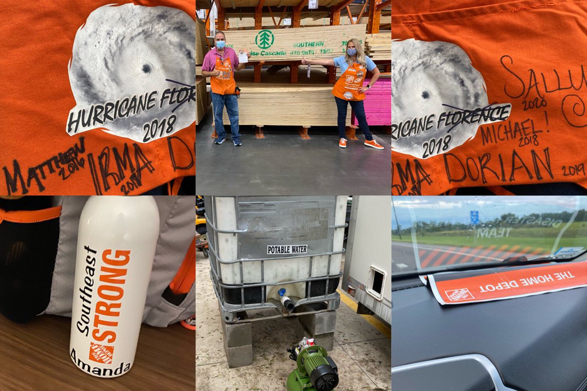 The #SEHurricaneHeroes at it again!  Very proud of the D133 Team coming together for each other and the surrounding communities.  Thank you to the wave 1 volunteers from across the Southeast.  This team can rally, no doubt.  Stay safe Team 133!  #unstoppableSE