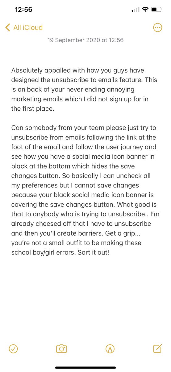 amitrego's tweet photo. @DIESEL please get your design team to sort out the email Unsubscribe feature. Somebody just follow the journey - it appears like it’s a massive con... #EpicFail https://t.co/N44BVyZnyE
