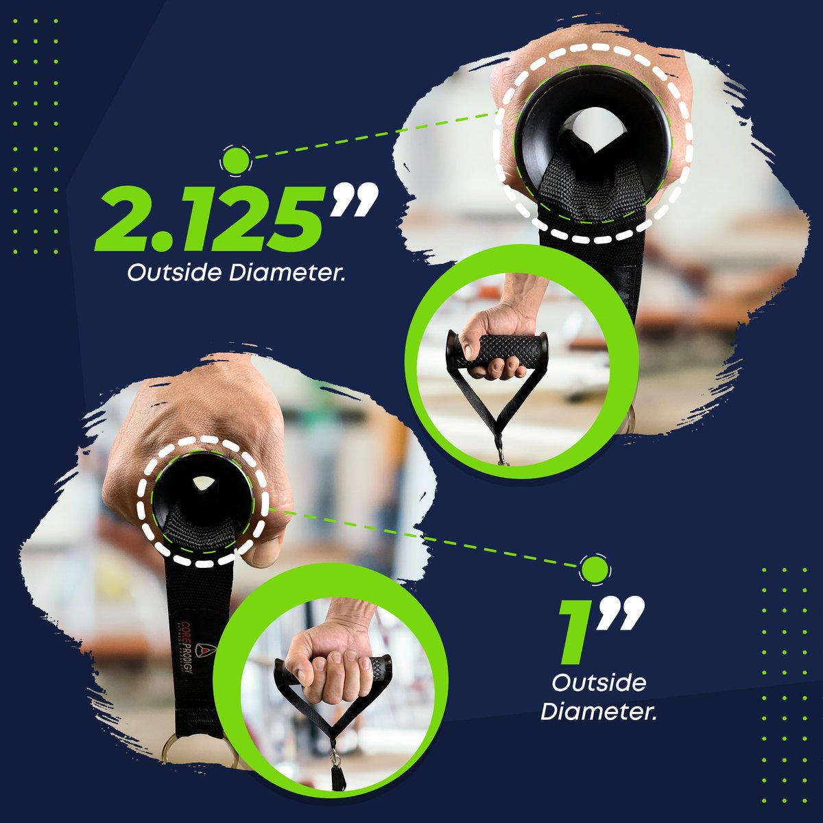 Core Prodigy with the first ever “Fat” exercise handle!  coreprodigy.com