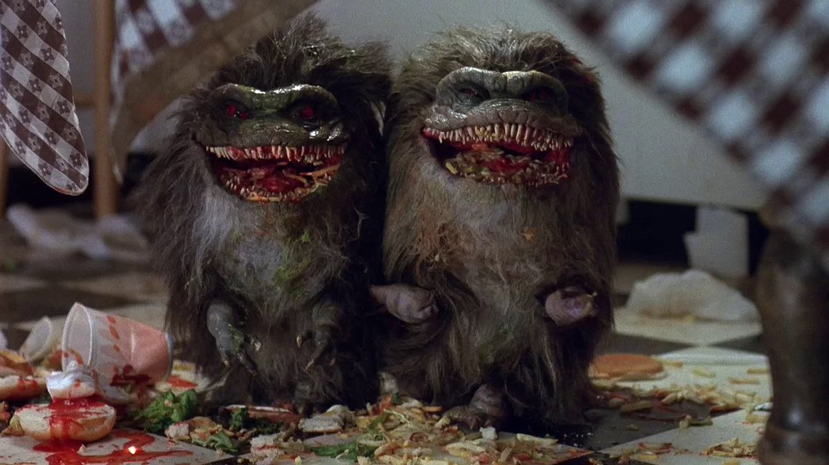  #SpookySeason DAY 19: Monsters! A staple of horror. Especially of the 50s matinees. There are many types of monsters in movies. From space, from beneath the earth, from science gone too far. There are big monsters, small monsters, and everything in between. What are your faves?