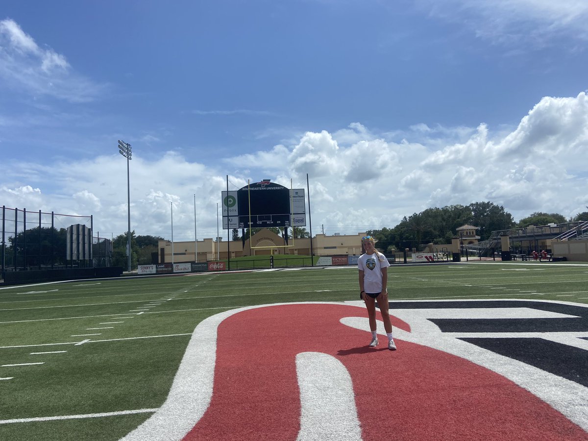 Alivia_Knapp14's tweet photo. I am happy to announce that I have verbally committed to Southeastern University to further my soccer and academic career! I thank my family  for making this dream achievable, and my coaches for always pushing me to be the best! ❤️ #gofire #seu #FIRE @SEUFireWSoccer https://t.co/jNY12FfaOJ
