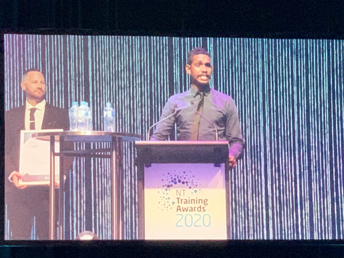 CDUni_VC's tweet image. Congratulations to Dale Dhamarrandji, @CDUni Cert III in Mobile Plant Tech and first Yolgnu heavy diesel apprentice at Rio Tinto Gove, who is the 2020 NT Aboriginal &amp;amp; Torres Strait Islander Student of the Year! #NTTA2020 “If you believe in yourself anything is possible”