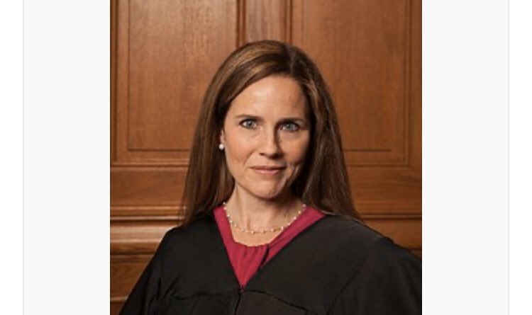 Trump’s likely RBG replacement, Amy Coney Barrett, is a Catholic extremist with 7 children who does not believe employers should be required to provide healthcare coverage for birth control.She wants the rest of American women to be stuck with her extreme lifestyle.