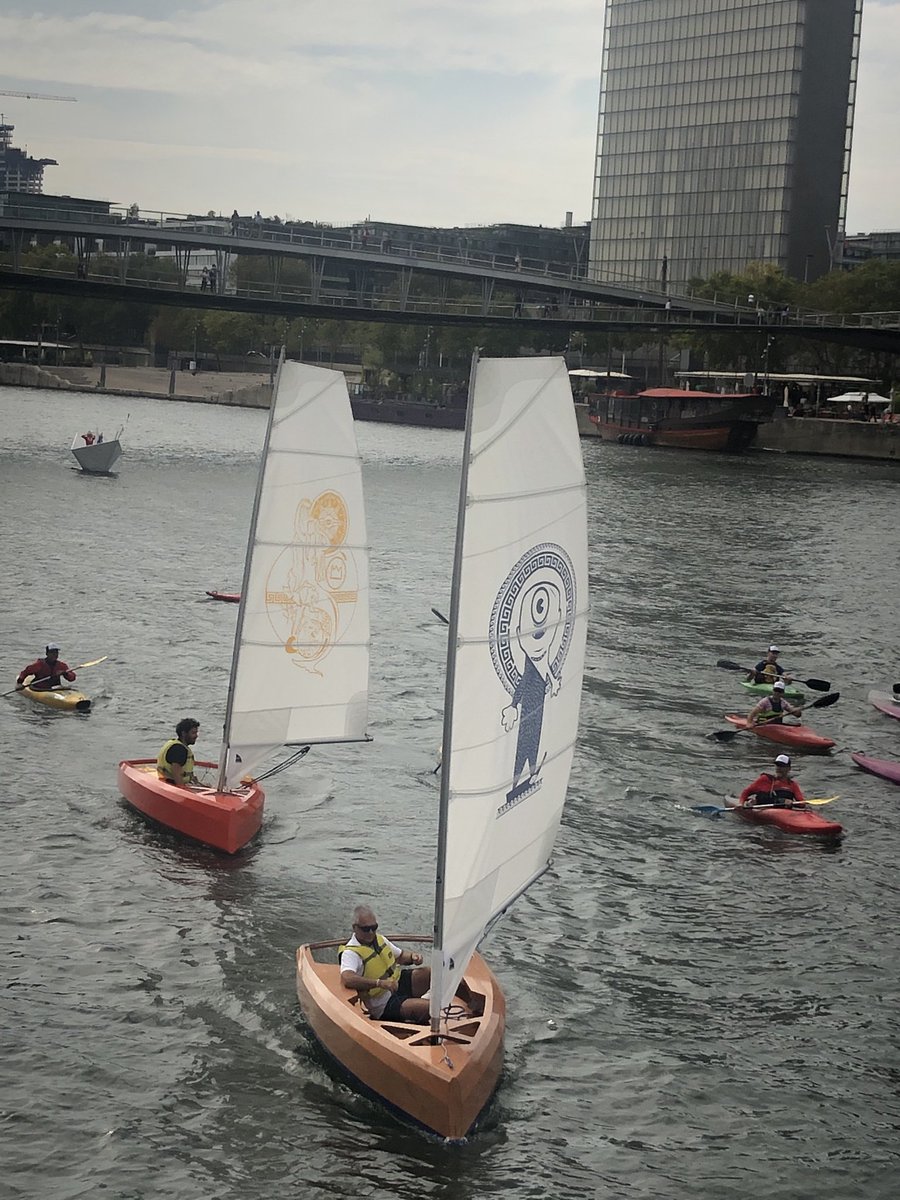 #odyssee v1 c’est parti. La #Seine est aussi une fête
