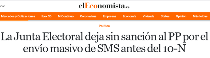 SusVersiva's tweet photo. - Revilla incompleix normes electorals: Junta El. li posa multa d 1000 €.
-P. Sánchez: JEC - multa d 500 €.
ABC publica entrevista a Arrimadas: JEC-multa d 1000 € al diari i 0 a la política.
Casado envia sms massius: la JEC no li posa cap sanció.
#TorraIN #JustíciaDelEnemic https://t.co/RR7yhVXLud