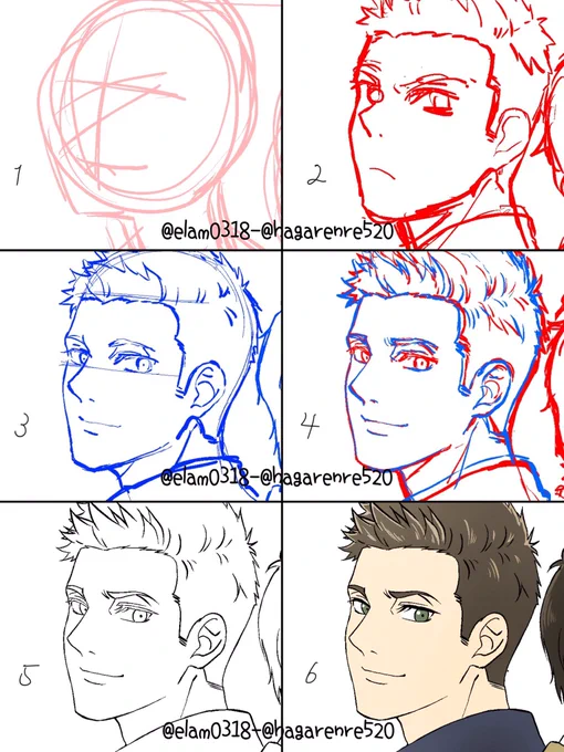 How to draw #DeanWinchester and @JensenAckles in my case🖌

私の場合のディーンの描き方をざっくりメイキング...🤔

#SUPERNATURAL #SPN #SPNFamily #JensenAckles #fanart 