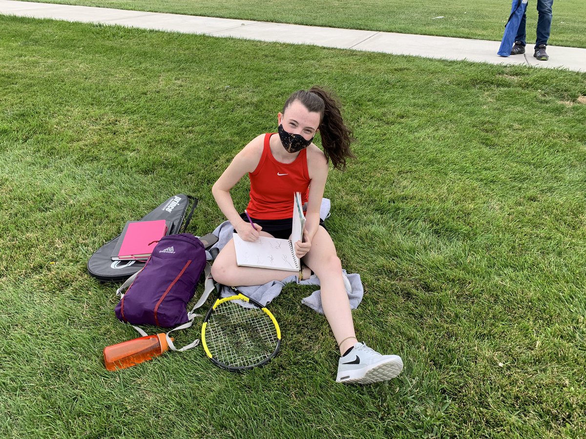 <a href="/GirlsTennisJM/">JudgeGirlsTennis</a> chilling courtside at Stansbury HS yesterday. Thanks to our hosts <a href="/StansburyHigh/">Stansbury High School</a> for a great end to our season. Y’all are the best! Good luck in your Region! <a href="/JudgePride/">Judge Memorial</a> <a href="/JMBulldogs/">Judge Athletics</a>