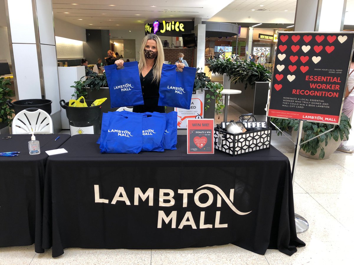 We are here until 4pm accepting food or monetary donations for <a href="/theinnsarnia/">Innofthegoodshepherd</a>  we have goodies as a thank you and a prize pack you could WIN!!