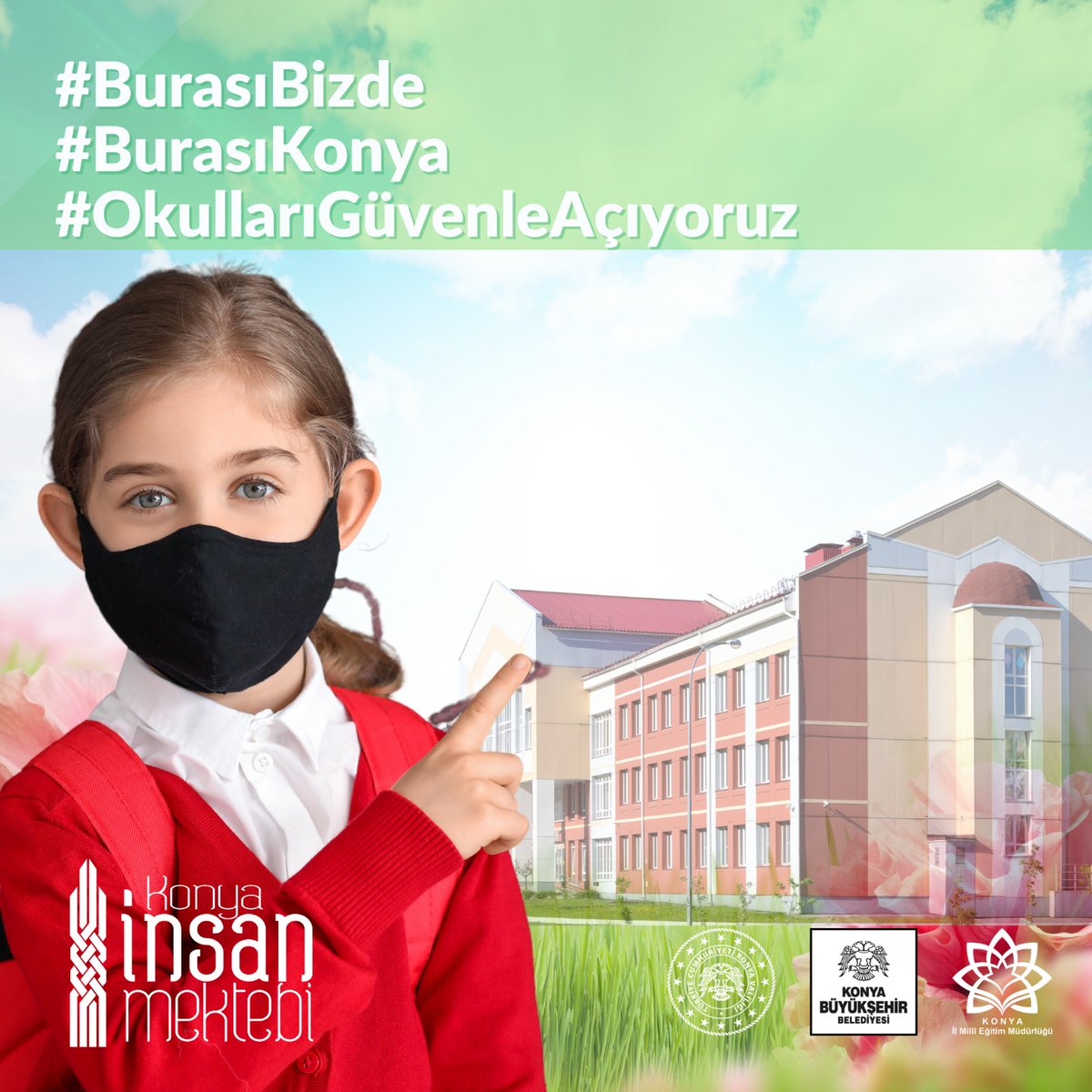 Yoklama için her şey hazır😉 Artık ses verebilirsiniz.💬
#BurasıKonya #BurasıBizde 
Takalım en güzel maskeleri, açalım okulları.
#OkullarıGüvenleAçacağız