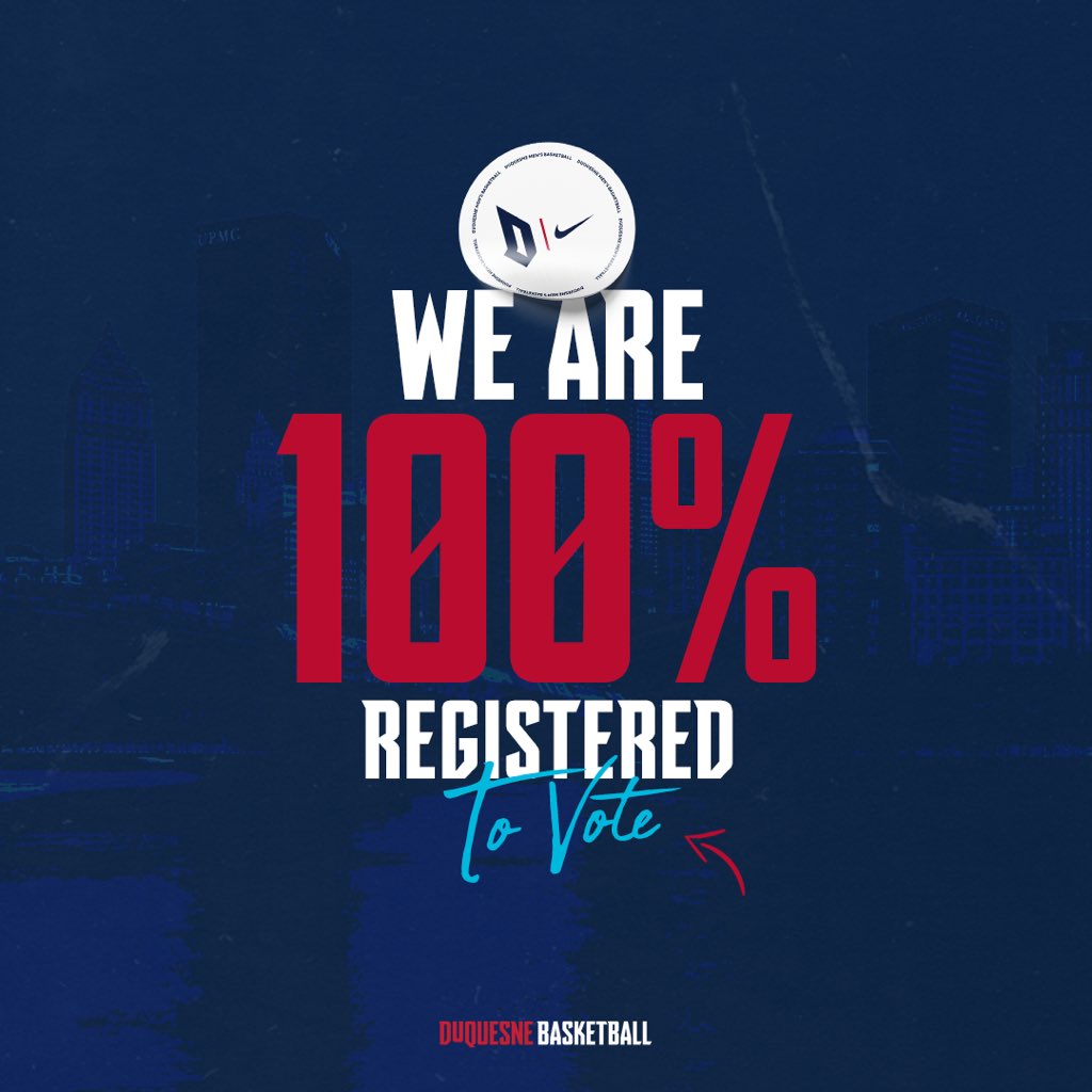 We’re officially 𝘼𝙇𝙇 𝙄𝙉  💯 

We encourage you to do the same. The ball is in your court.

🗳: allintovote.org

#GoDukes