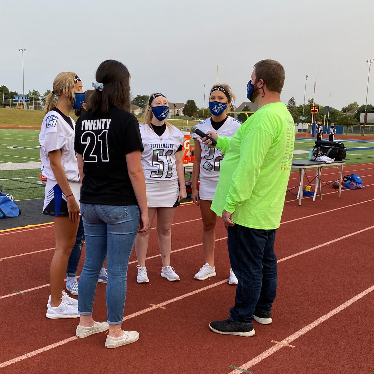Thanks band, National Anthem singers, color guard, cheer  and dance for your top-notch participation last night! #PHSHomecoming2020 #PHSPRIDE