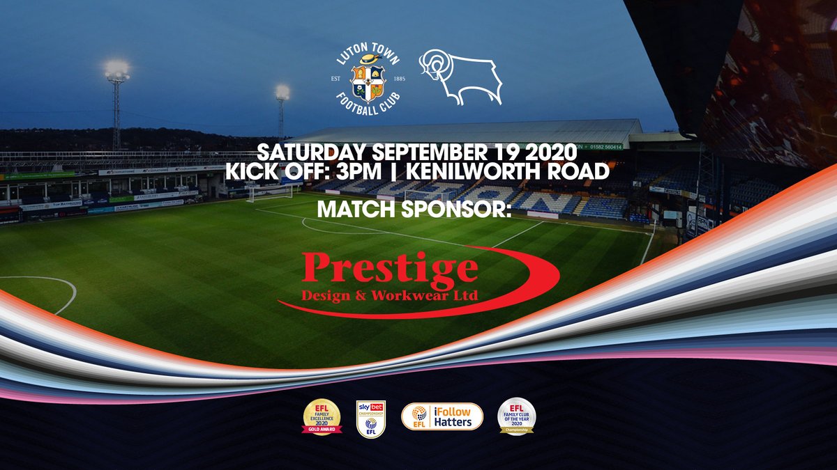 LutonTown's tweet photo. 👍 MATCH SPONSOR | Today’s match sponsor is @PrestigeDesignw. The Barton based, family owned company specialize in supplying  quality work, school, leisure and promotional wear. Thanks for your support!  #COYH https://t.co/xEkQb9syYh