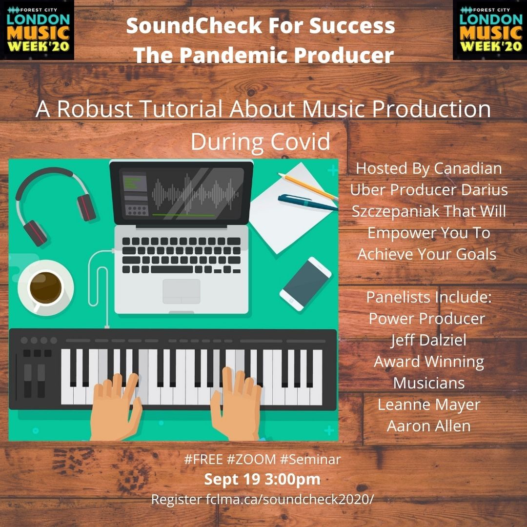 How to make great music in the days of #COVID #PandemicProducer Today #FREE #ZOOM #SEMINAR Register:zoom.us/webinar/regist… @Register @DariusSzczepaniak <a href="/AaronAllenMusic/">AaronAllenMusic</a> <a href="/thedieselmusic/">Jeff Dalziel</a> <a href="/LeanneMayer16/">Leanne Mayer</a> Robust step guide <a href="/OntarioCreates/">Ontario Creates</a> <a href="/LdnArtsCouncil/">London Arts Council</a> <a href="/westernuMusic/">Western Music</a> #LdnOnt